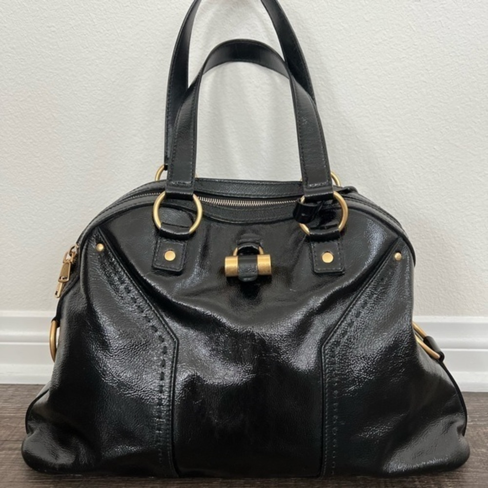 Saint Laurent Muse Shoulder Bag - Patent Leather - Large